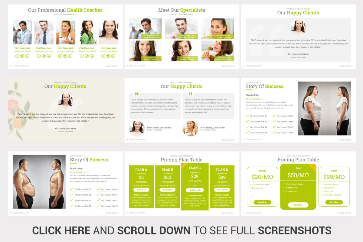 Top Nutrition PowerPoint Template, a Presentation Template by SlideSalad (Photo 8 of 21)