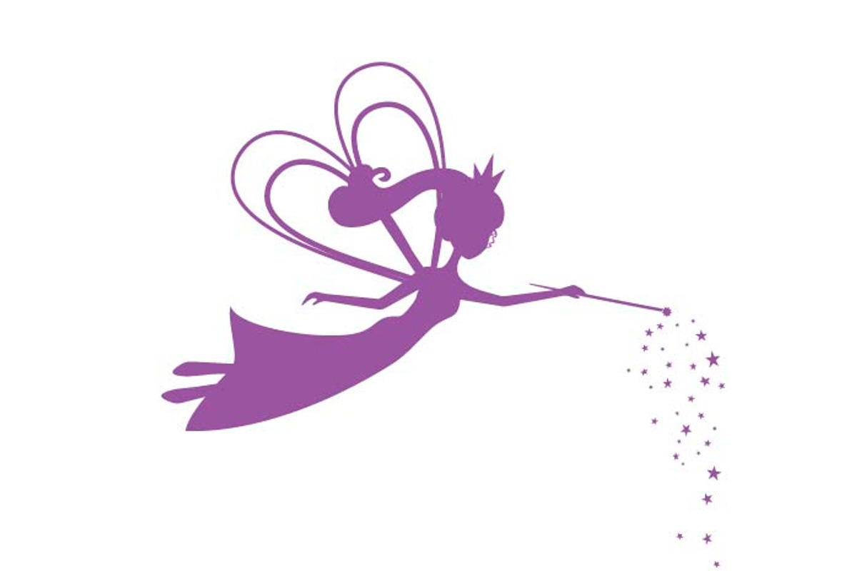 Cartoon Fairies Silhouette, an Illustration by Svetlana Voloshina (Photo 2 of 7)