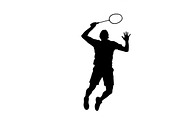 Badminton Smash Silhouettes, an Illustration by Amazin_art (Thumbnail 20 of 31)