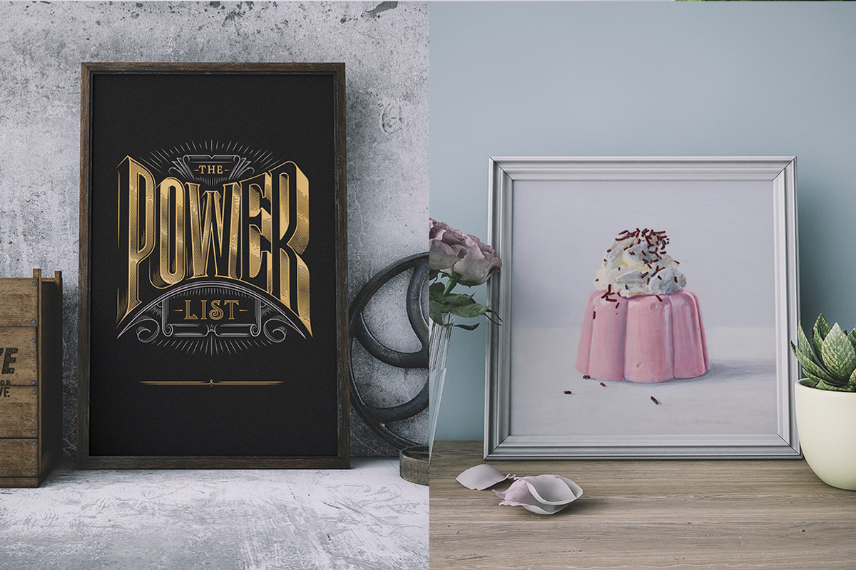 Poster Frame Mockup Set 3, a Print Template by Best Pixels™ (Photo 2 of 7)