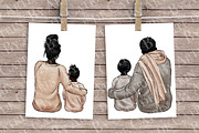 Big Christmas Family Creator, a Decorative Illustration by ArtedeCatrin (Thumbnail 7 of 10)
