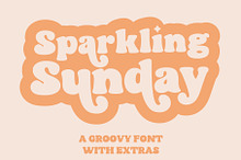 Sparkling Sunday A Groovy Font