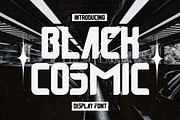 Black Cosmic Futuristic Y2k Display, a Sans Serif Font by dansdesign (Thumbnail 1 of 9)