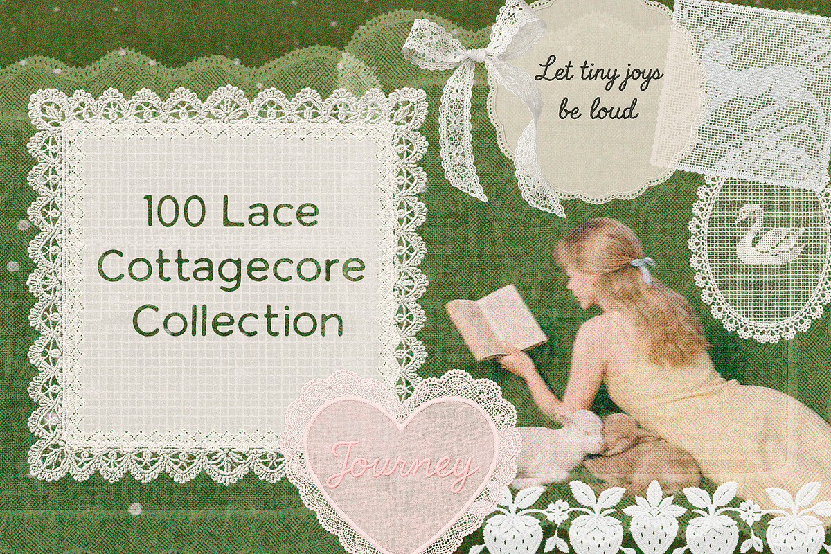 Lace Cottagecore Collection, an Object Graphic by Lidberia (Photo 1 of 10)