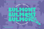 Bulmont | Bubble Typeface, a Font by Brew & Butcher Studio (Thumbnail 1 of 12)