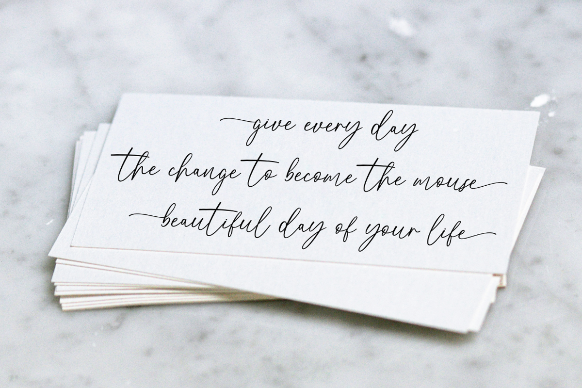 Charlien, a Script Font by Queenopstudio (Photo 7 of 10)
