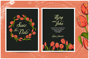 Wedding invitation cards, a Card Template by Aglia ART (Thumbnail 3 of 4)