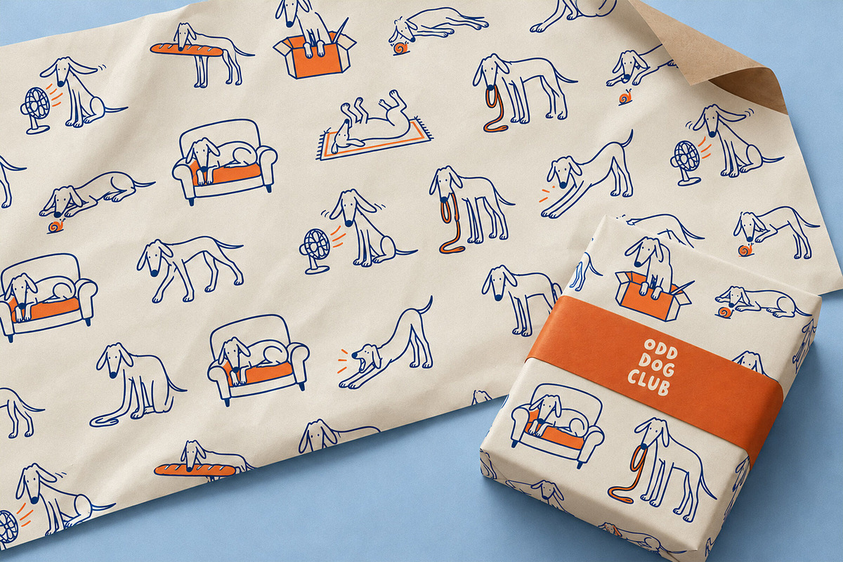 Lanky Days Pack: Dog Illustrations, an Object Graphic by Design Squad