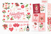 Valentine's Day Vector Collection, an Illustration by Angie Villalvazo (Thumbnail 1 of 4)