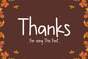 Thanks Gratitude - Thanksgiving Font, a Handwritten Font by QR Design Studio (Thumbnail 7 of 7)