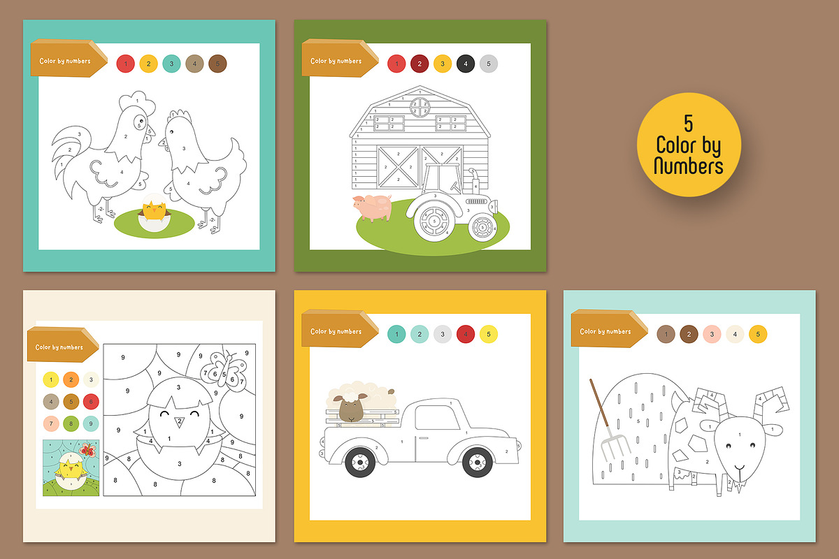 FARM - Activities for kids, an Animal Illustration by Nursery Art (Photo 9 of 15)