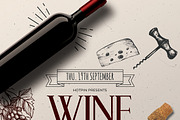 Wine Tasting Flyer Template, a Flyer Template by Hotpin (Thumbnail 2 of 2)