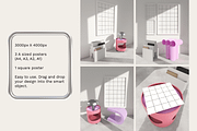 Framed Posters Mockup Gallery ATELIA, a Print Template by Bonumo (Thumbnail 7 of 8)