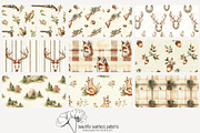 70 vintage hunting seamless pattern, a Pattern Graphic by Poppy Lane Studio (Thumbnail 4 of 10)