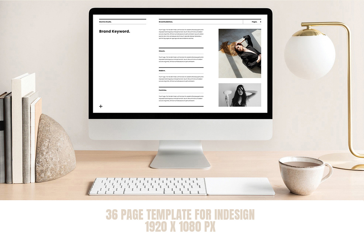 Maxima | Brand Guidelines Template, a Presentation Template by Occy Design (Photo 2 of 9)