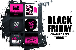 Black Friday Graphics Set