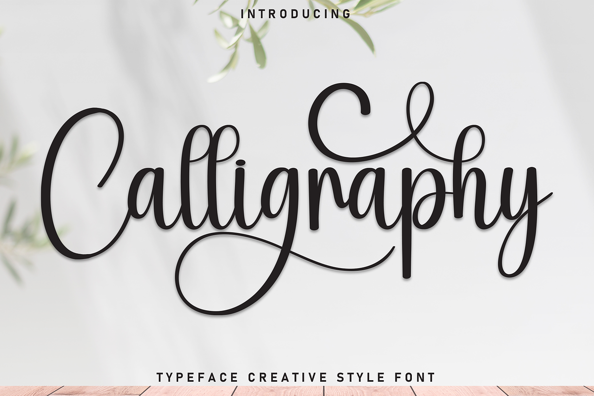 Calligraphy | Script Font, a Handwritten Font by Scratchones (Photo 1 of 9)
