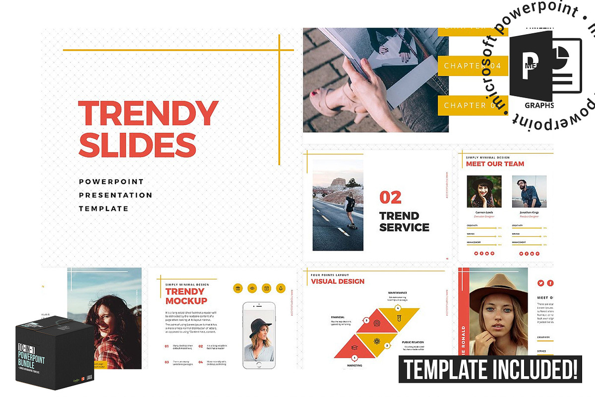 10-IN-1 PowerPoint Bundle, a Presentation Template by Wipavee