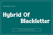 Hybrid Of Blackletter, a Slab Serif Font by Wow Magic (Thumbnail 1 of 3)
