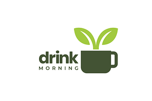 tea leaf drink cup morning logo, a Branding & Logo Template by devastd