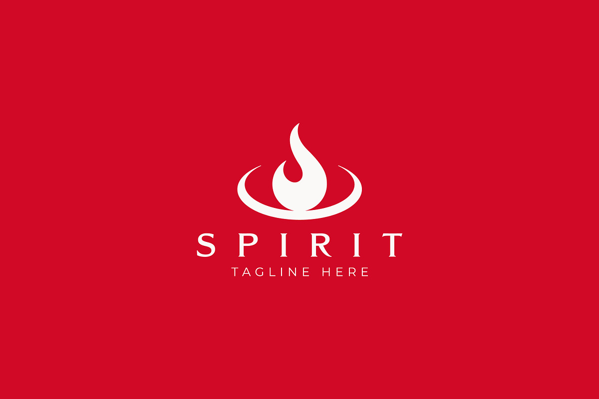 Spirit Red Flame Logo Eye Fire, a Branding & Logo Template by Signatoro (Photo 3 of 3)