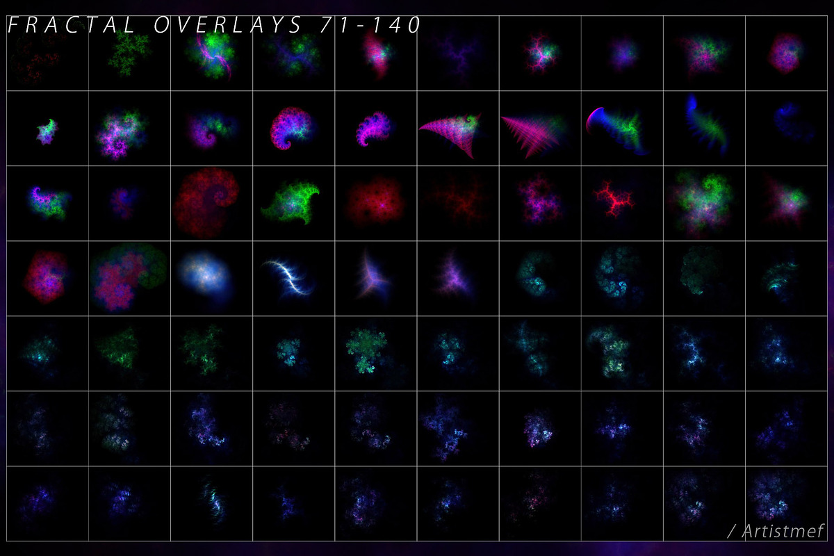 Ayahuasca Fractal Photo Overlays, a Texture Graphic by ArtistMef (Photo 5 of 11)
