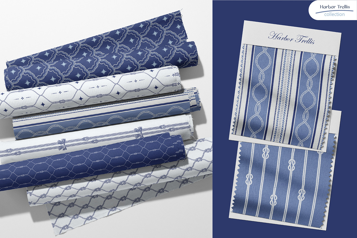 Harbor Trellis - Nautical Patterns, a Pattern Graphic by InaCorart (Photo 9 of 11)