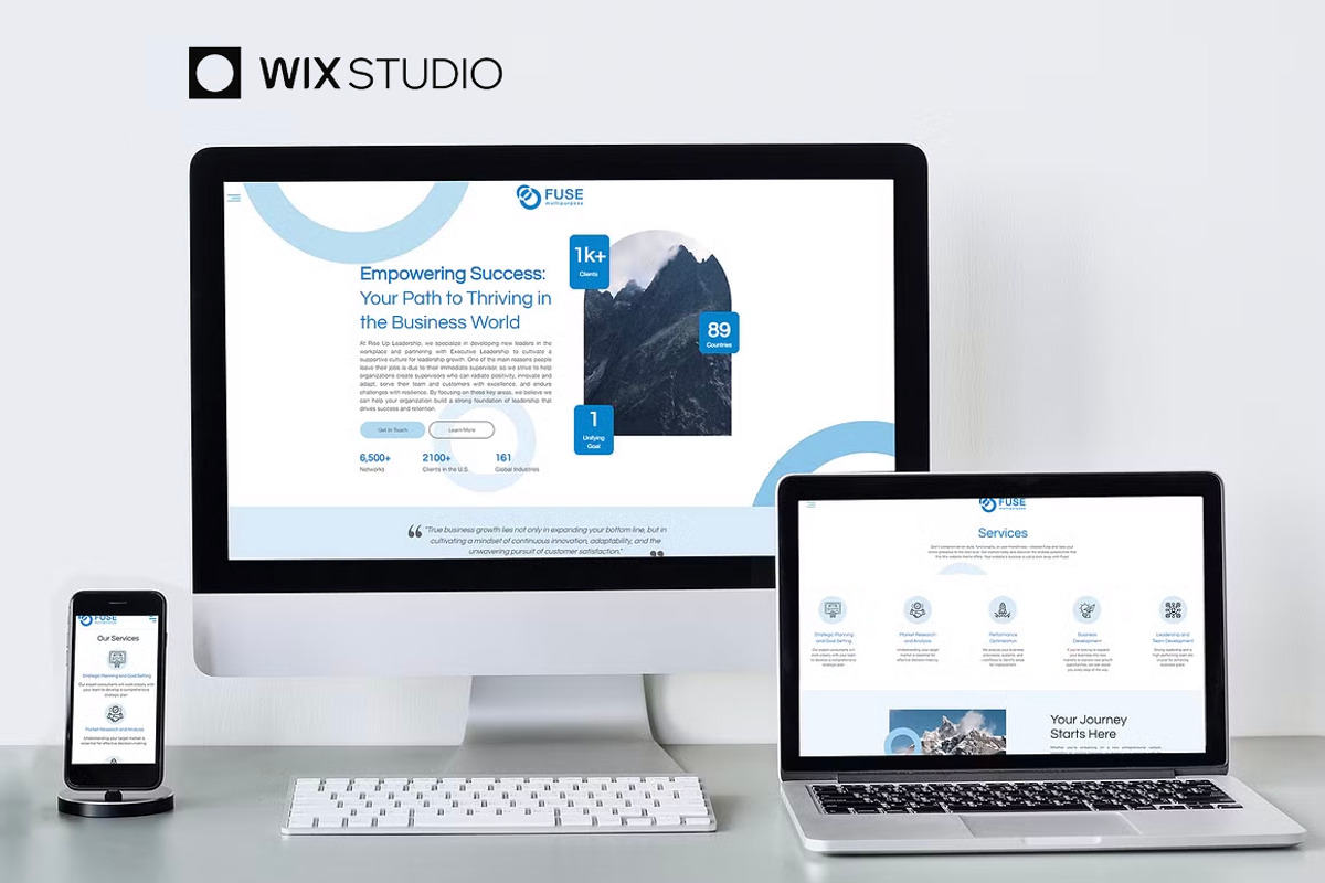 Fuse Business Wix Studio Template, a Wix Template by Webloom Studio - Wix (Photo 3 of 5)