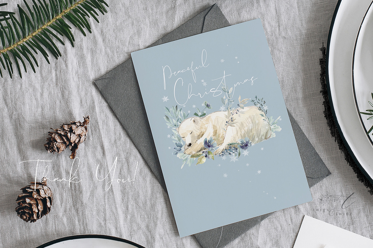 Arctic Christmas Clipart, an Illustration by Twigs and Twine (Photo 12 of 12)