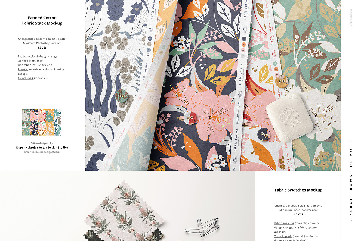 Fabric Factory v.6 Mockup Bundle, a Merchandise Mockup by creatsy5 (Photo 8 of 13)