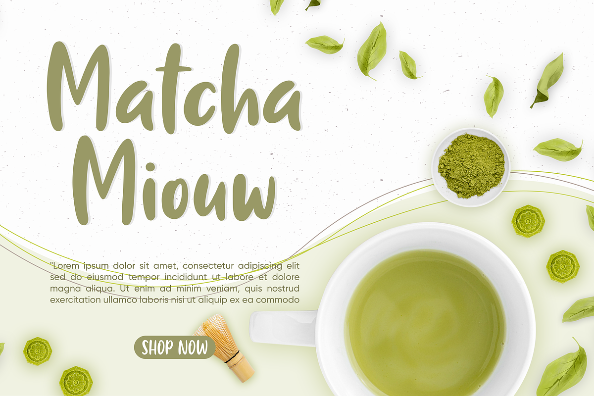 Matchalica, a Font by Essentials Studio (Photo 6 of 8)