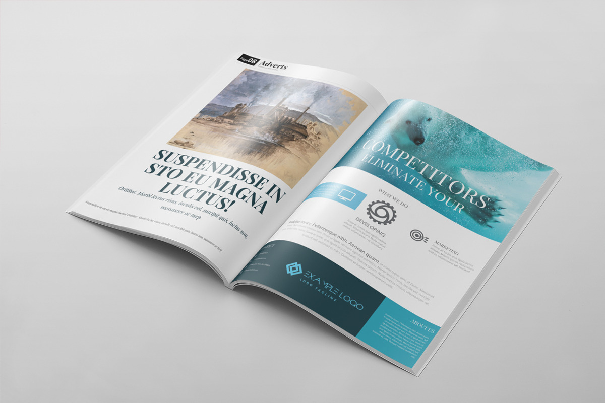 Magazine Template 45, a Magazine Template by pmvch (Photo 9 of 15)