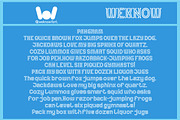 Aquarius font, a Font by weknow (Thumbnail 6 of 8)