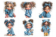 Quirky Cute Little Girl Clipart, an Illustration by Daily.Designs (Thumbnail 4 of 5)
