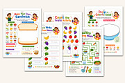Healthy Cooking for Kids Workbook, a Stationery Template by Designmela01 (Thumbnail 3 of 5)