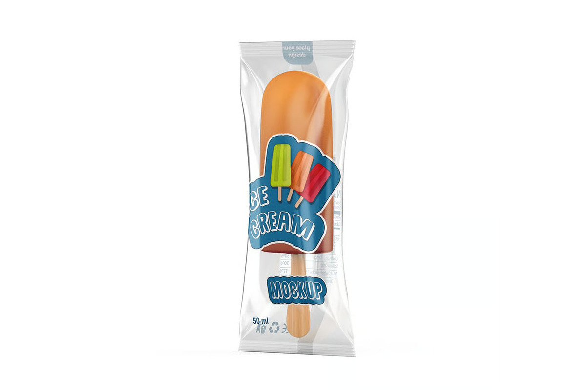 Popsicle Ice Cream Mockup, a Packaging Mockup by zphotographystudio (Photo 8 of 10)