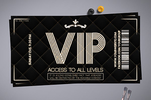 Luxury VIP Pass Card