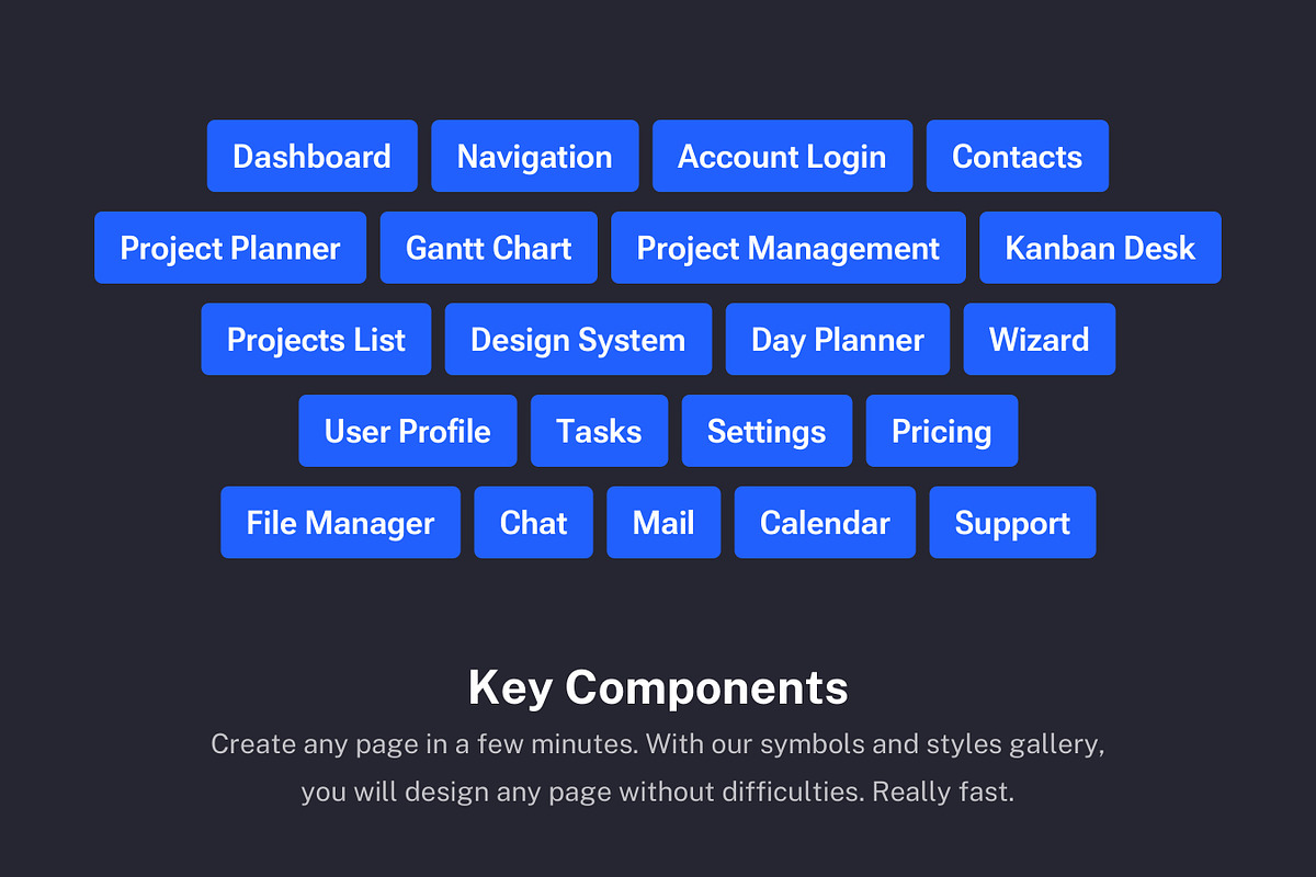 IOTASK - Project Management UI Kit, an UI Kit Template by WhiteUI.Store (Photo 5 of 13)