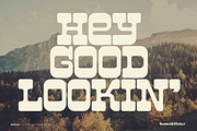 BONZANA - A Funky Western Style Font, a Slab Serif Font by Komet & Flicker (Thumbnail 3 of 12)