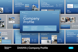 DHAMA | Real Estate Profile KEY, a Presentation Template by Neermana