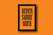 Malegroth - Tall Blackletter Fonts, a Blackletter Font by Patria Ari (P4tcreativa) (Thumbnail 7 of 10)