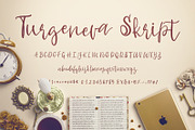 Turgeneva Script, a Script Font by zao4nik (Thumbnail 1 of 9)