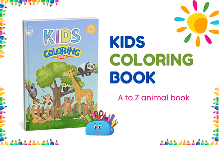 A to Z animal coloring book for Kids