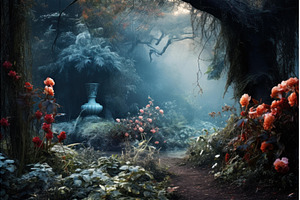 Intriguing Mysterious garden bushes, a Nature Photo by Ylivdesign