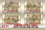 Easter little girls Bunny Collage, a Person Illustration by CraftArtStory (Thumbnail 4 of 4)