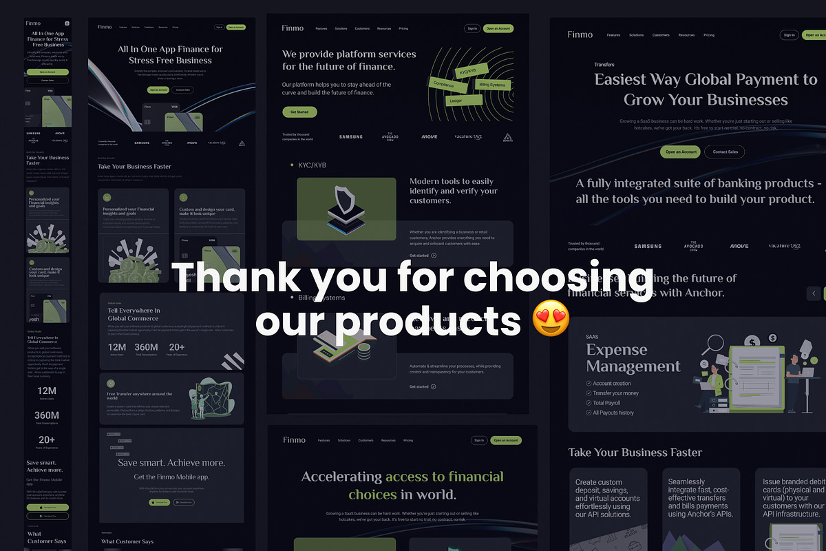 SaaS Website | Finance Website UI Ki, an UI Kit Template by Muhammad_Ahmad (Photo 6 of 6)