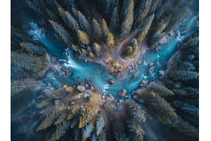 The Black Lake, or Cyrno Jezero, an Abstract Photo by ZinetroN