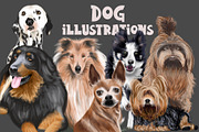 Dog Illustrations - Hand painted, an Animal Illustration by Papaya (Thumbnail 1 of 7)