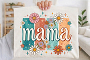 Boho Floral Mama Mother's Day PNG, an Illustration by designcity5 (Thumbnail 4 of 4)