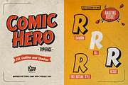 Comic Hero - Cartoon Typeface, a Sans Serif Font by Kereatype (Thumbnail 5 of 8)